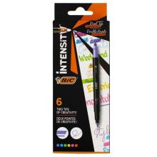 BIC Intensity Dual Tip Highlighter mix (6szt)