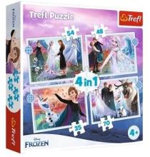 Puzzle 4w1 Magia w lesie TREFL