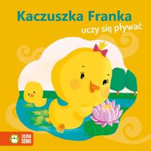 Kaczuszka Franka uczy się pływać