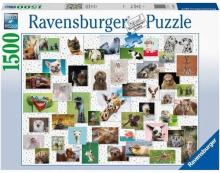 Puzzle 1500 Zabawne zwierzaki