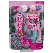 Barbie Sporty zimowe lalka HCN32