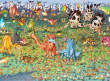 Puzzle 2000 Dinozaury, Ruyer Francois