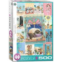 Puzzle 500 Kocie życie XXL