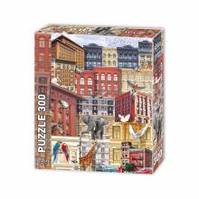 Puzzle 300 Miasto zwierząt