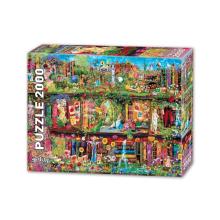 Puzzle 2000 Półki pełne kwiatów