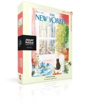 Puzzle 1000 Kot w oknie, New Yorker