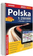 Atlas samochodowy Polska + Europa 1:250 000