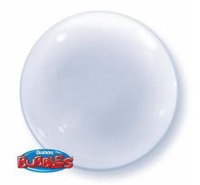 Balon foliowy Bubble Deco transparentny 61cm