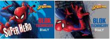 Blok techniczny A4/10K biały Spiderman