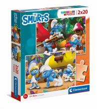 Puzzle 2x20 Super Kolor Smerfy