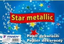 Papier dekoracyjny Star metallic A4