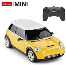 Mini Cooper S zółty/czerwony 1:24