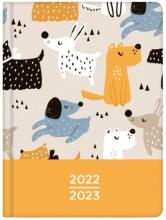 Kalendarz książkowy 18M 2022/2023 Pieski ALBI