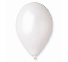 Balony metaliczne perłowe białe 30cm 100szt