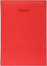 Kalendarz 2023 Dzienny A4 Vivella czerwony ANIEW