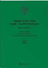 Orzecznictwo Sądu Najwyższego 7-8/2022