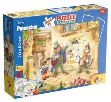 Puzzle maxi 25 dwustronne Pinokio