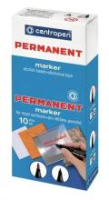 Marker permanentny czarny 2mm (10szt)