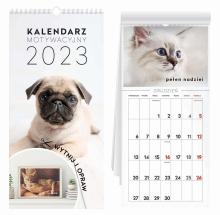Kalendarz 2023 motywacyjny Zwierzaki