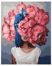 Malowanie po numerach - Piwonie. Amy Judd 40x50cm