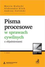 Pisma procesowe w sprawach cywilnych z.. w.6