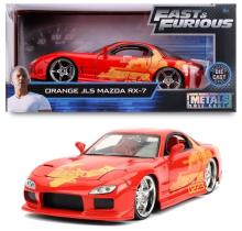 Fast & Furious Orange JL5 Mazda RX-7 1:24