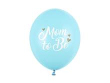 Balony Mom to Be Blue 30cm 6szt