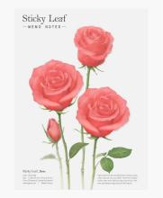 Kartki samoprzylepne - róża czerwona L