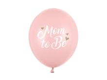 Balony Mom to Be Pastel Pale Pink 30cm 50szt