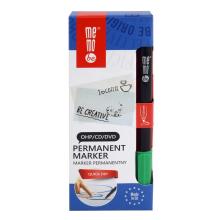 Marker permanent. 1-1,5mm zielony (10szt) MemoBe