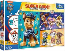 Puzzle 15 Giant Wesołe pieski Paw Patrol TREFL