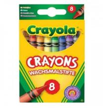 Kredki świecowe bezpieczne 8 kolorów CRAYOLA