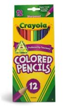 Kredki ołówkowe 12 kolorów CRAYOLA