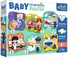 Puzzle Baby Progressive - Zawody i pojazdy TREFL