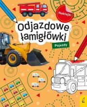 Odjazdowe łamigłówki z naklejkami. Pojazdy