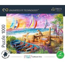 Puzzle 1000 Vacay Time: Sailboats View TREFL