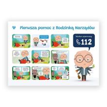 Plakat edukacyjny. Pierwsza pomoc A2