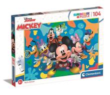 Puzzle 104 Super Kolor Disney Mickey and Friends