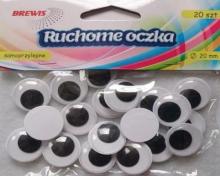 Ruchome oczka 20mm 20szt