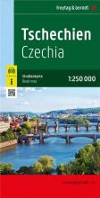 Mapa samochodowa - Czechy 1:250 000 w. niemiecka
