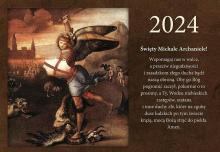 Kalendarz 2024 trójdzielny Św. Michał Archanioł