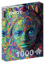 Puzzle 1000 Kobieta z makijażem