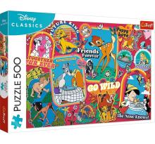 Puzzle 500 Disney: Na przestrzeni lat TREFL