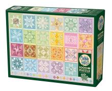 Puzzle 1000 Patchwork z gwiazdami