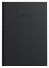 Kalendarz 2024 książkowy A5 Standard DTP czarny