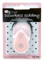 Dziurkacz ozdobny 1,6cm śnieżynka 2