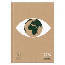 Kalendarz 2024 A5 tygodniowy Eco świat-oko HERLITZ