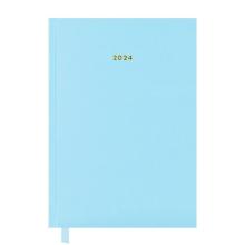 Kalendarz książkowy 2024 A5 błękitny EASY