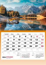 Kalendarz 2024 Ścienny Jesień w górach