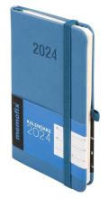 Kalendarz 2024 Memo A6 TDW niebieski